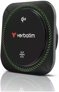 Verbatim Car mount with wireless charging Qi2 RGB