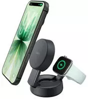 Belkin UltraCharge 25w Qi2 2in1 Charcoal