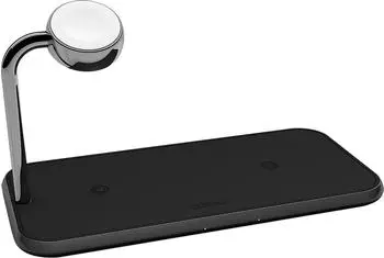 Zens Dual+Watch Aluminium Wireless Charger schwarz
