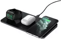 Satechi ST-X3TWCPM, Satechi Trio Wireless Charger With Magnetic Pad