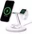 Belkin BOOST CHARGE PRO Drahtloses 3-in-1-Ladegerät mit MagSafe Weiß