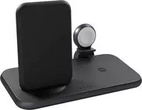 ZENS ZEDC15B/00, ZENS 4 in 1 Stand+Watch Wireless Charger Aluminium - Black
