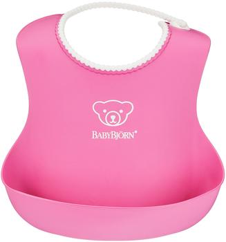 Babybjörn Soft Baby Bib pink