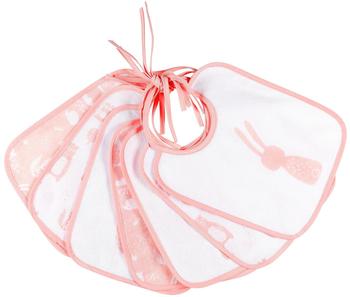 kindsgard Lätzchen happaklat 7er-Pack rosa