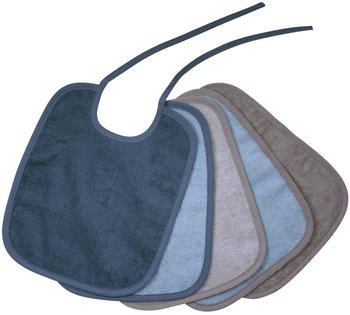 Wörner Südfrottier Bindelätzchen 5er-Pack stahl
