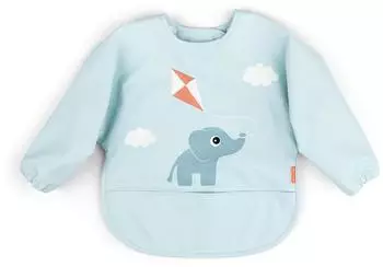 Done by Deer Playground Lätzchen mit Ärmeln Blue