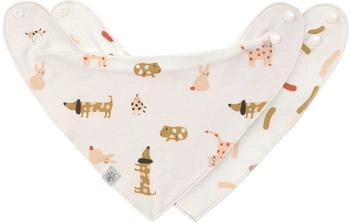 Lässig Bandana Lätzchen Little Mateys Spicy Orange 2er-Pack