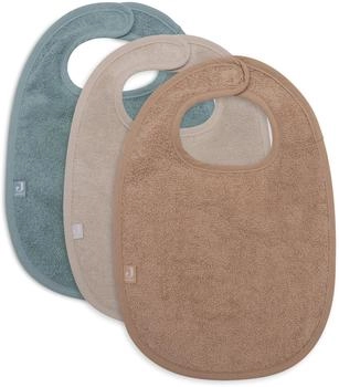 Jollein Frottee-Lätzchen Sea Green/Nougat/Biscuit 3 Stk.