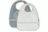 Jollein Miffy Peekaboo Lätzchen wasserdicht, sea green, 2er-Pack (029-864-68044)