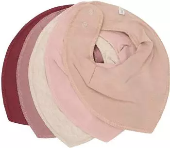 Pippi Bandana-Lätzchen 5er-Pack (Dreieckstücher)