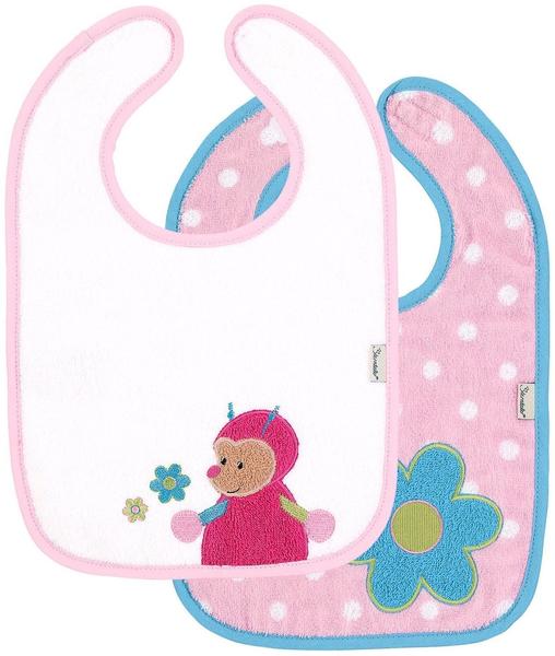 Sterntaler Klett-Lätzchen Katharina 2Er-Pack weiß