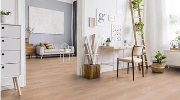 Meister Laminat Felseneiche sand Kurzdiele breit LD 250 (07122)