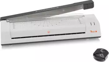 Peach PBP420 4-in-1 Laminiergerät A3 mit Hebelschneider A4, weiß (PBP420)