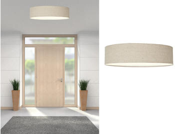 Smartwares Deckenleuchte mit Stoffschirm aus Leinen 40cm K&uuml;chendeckenlampen Treppenhaus