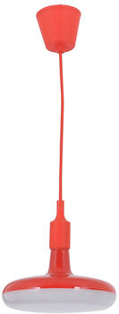Näve LED Pendelleuchte UFO Ø22cm 22W Warmweiß rot 6096921