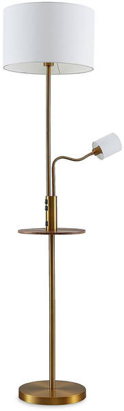 Lindby Aovan Stehlampe mit Ablage und USB, bronze