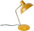 QAZQA Retro Tischlampe gelb mit Bronze Milou