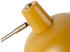 QAZQA Retro Tischlampe gelb mit Bronze Milou