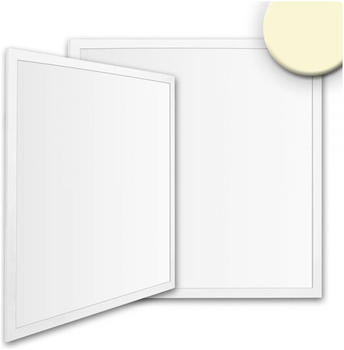ISOLED LED Panel Business Line 625 UGR<19 2H, 36W, Rahmen weiß, warmweiß, Push/KNX dimmbar weiß