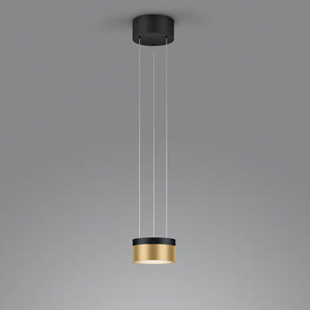 Helestra LED Pendelleuchte Oda in Gold und Schwarz 25W 2340lm gold / messing