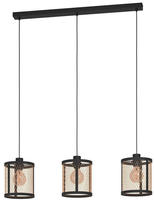 DELLOW long table pendant black/brass