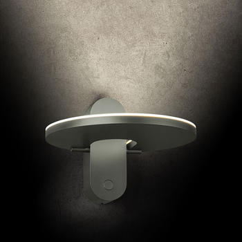 Holtkötter SuperNova WD LED-Wandleuchte-Platin-mit LED (2700K)