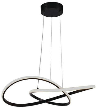 V-TAC LED-Hängeleuchte an Schnur LED/20W/230V 3000K schwarz