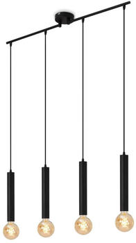 Briloner Hängeleuchte an Schnur LONGA 4xE27/60W/230V schwarz