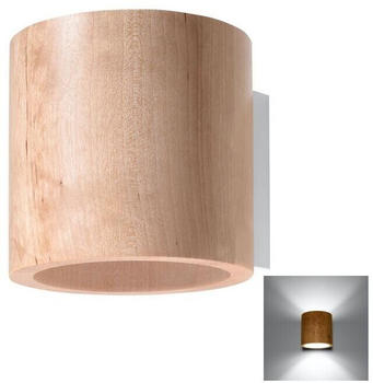 Sollux Wandbeleuchtung ORBIS 1xG9/40W/230V Holz