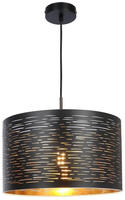 GLOBO LIGHTING H&auml;ngeleuchte "TUNNO" E27 1 Stk. H&auml;ngeleuchte Schwarz/Gold,