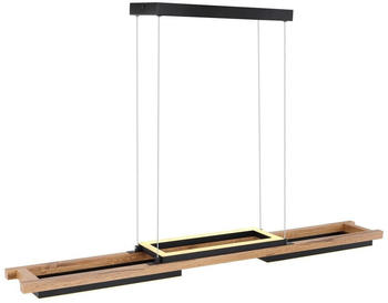 Globo LED-Pendelleuchte Illa schwarz (67266H) – Globo LED-Pendelleuchte Illa schwarz (67266H) – Industrial-Design trifft moderne Lichtgestaltung