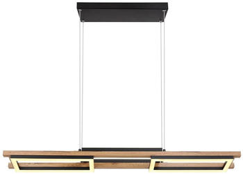 Globo LED-Pendelleuchte Illa schwarz (67266H) – Flexibilität bei der Montage durch kürzbare Aufhängung