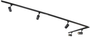 QAZQA Modernes Schienensystem mit 5 Spots 1-phasig schwarz - Jeana (94923) – QAZQA Modernes Schienensystem mit 5 Spots 1-phasig schwarz - Jeana (94923) für flexible Lichtgestaltung