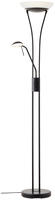 Brilliant Deckenfluter "Finn" 1 Stk. Warmwei&szlig; Lesearm, Drehdimmer - 179cm...
