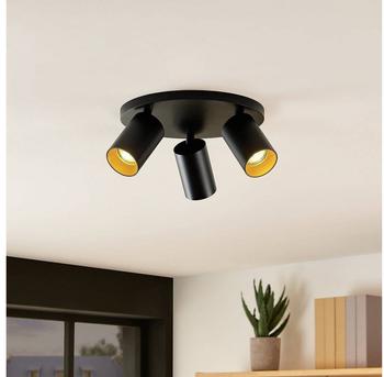 Arcchio Brinja 3 Round Deckenleuchte Black (9928092)
