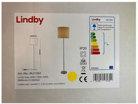 Stehlampe "parsa" Aus Textil F&uuml;r Wohnzimmer & Esszimmer Von Lindby
