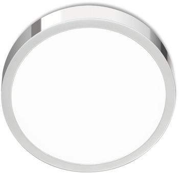 Orion LED-Deckenleuchte Bully, chrom, Ø 14 cm