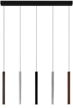 Lucande Stoika LED-Pendelleuchte, 5-flammig
