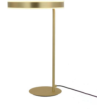 Lucande Yekta LED-Tischlampe, stepdim, messing