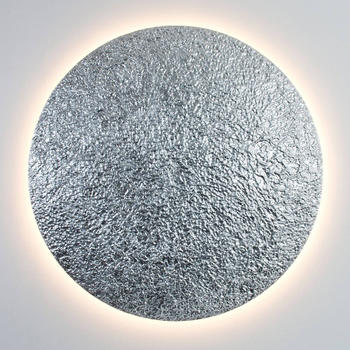 Holländer LED-Wandleuchte Meteor, Ø 120 cm, silber