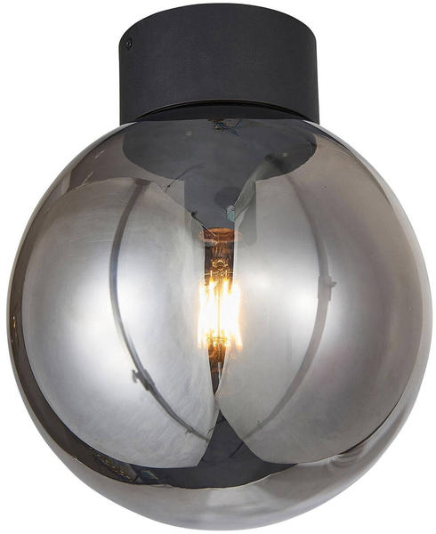 Brilliant Deckenlampe Astro, Kugelglas, rauchgrau, Ø 25 cm