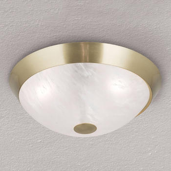 Orion Klassische Deckenlampe Jaya mit Glasschirm, 34 cm