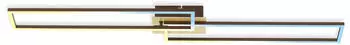 Briloner LED-Deckenlampe Frame 2-flammig 110x25cm CCT gold