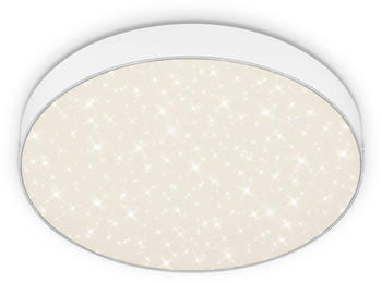 Briloner LED-Deckenleuchte Flame Star, Ø 28,7 cm, weiß