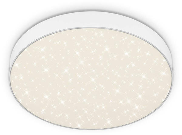 Briloner LED-Deckenleuchte Flame Star, Ø 28,7 cm, weiß