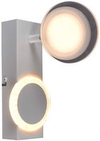 Brilliant Wandstrahler "Meriza" 1 Stk. Warmwei&szlig; LED Wandspot wei&szlig;