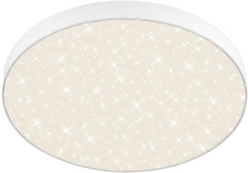 Briloner LED-Deckenlampe Flame Star, 840, Ø38,7 cm, weiß