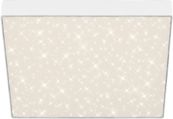 Briloner LED-Deckenlampe Flame Star, 840, 28,7x28,7cm, weiß