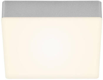 Briloner LED-Deckenleuchte Flame, 15,7 x 15,7 cm, silber