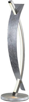 Lucande LED-Tischleuchte Marija in edler Silber-Optik